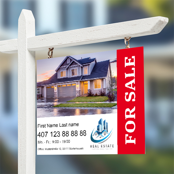 Maklerschild 35 x 45 cm